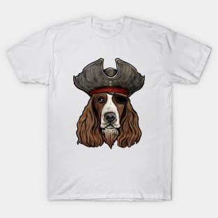 English Springer Spaniel Pirate T-Shirt